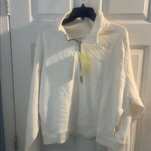 All in Motion White Zip-Up Jacket